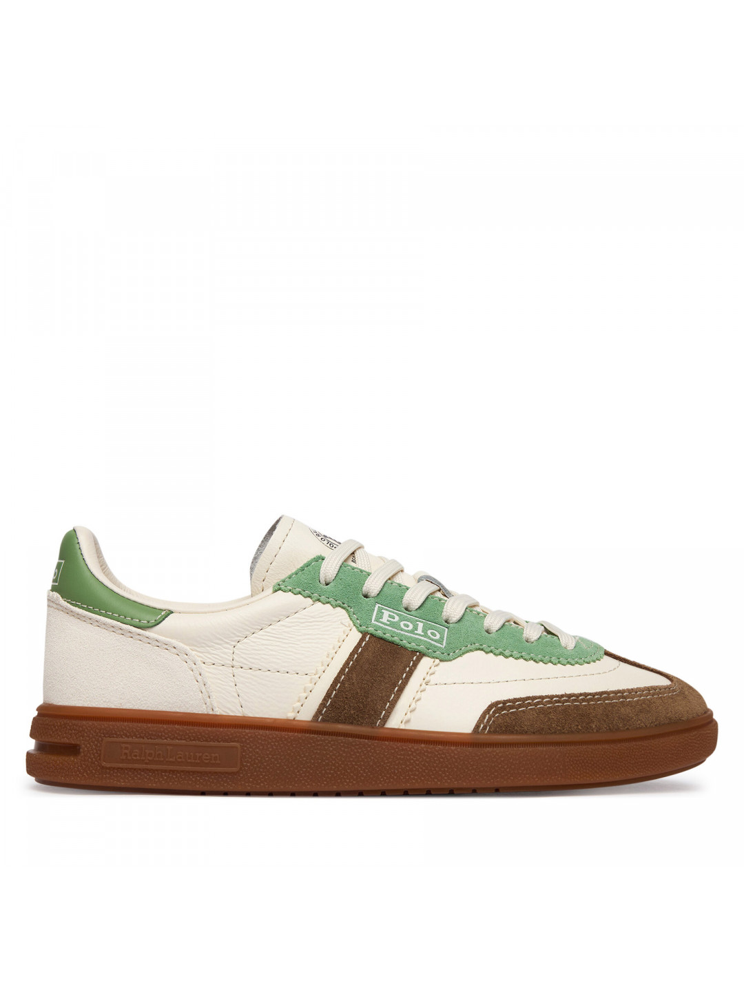 Sneakersy Polo Ralph Lauren 804P04920003 Écru